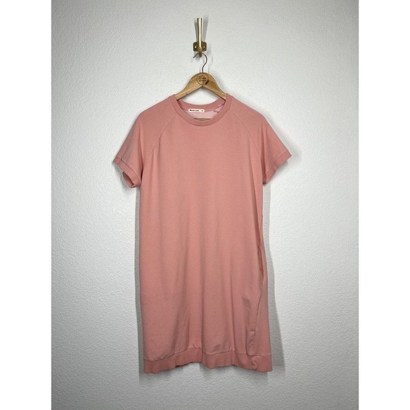 Marine Layer Cassidy Sweatshirt Dress XL Vintage Peach Pink Pockets - Picture 1 of 6